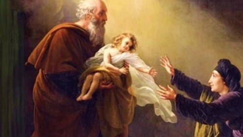 Bíblia - Elias revivendo o filho da viúva